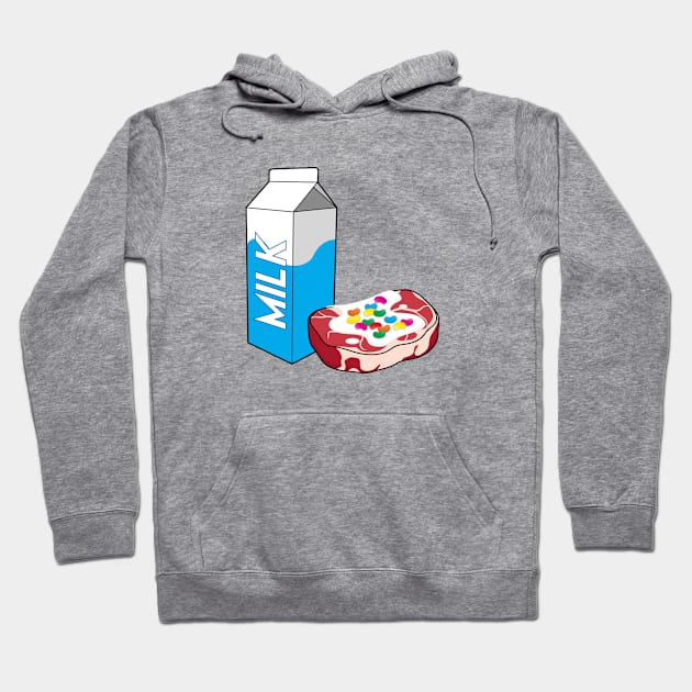 Milk Steak Hoodie by Woah_Jonny